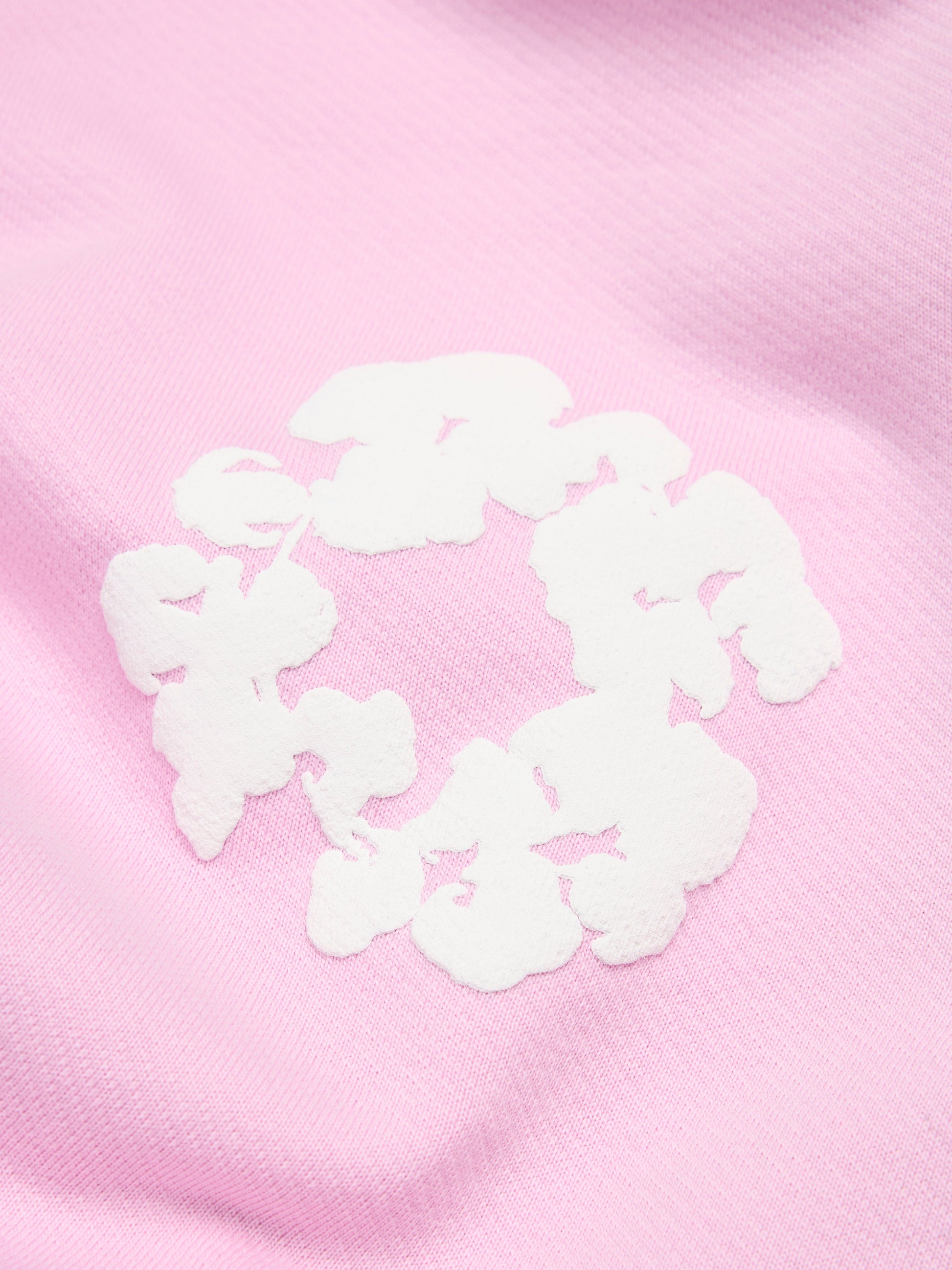 Cotton Wreath Sweatpants Powder Pink – view 4