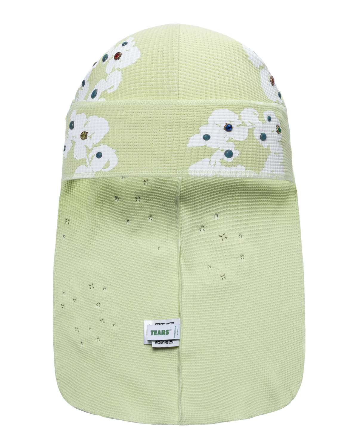 Rhinestone Cotton Wreath Durag Mint – view 2