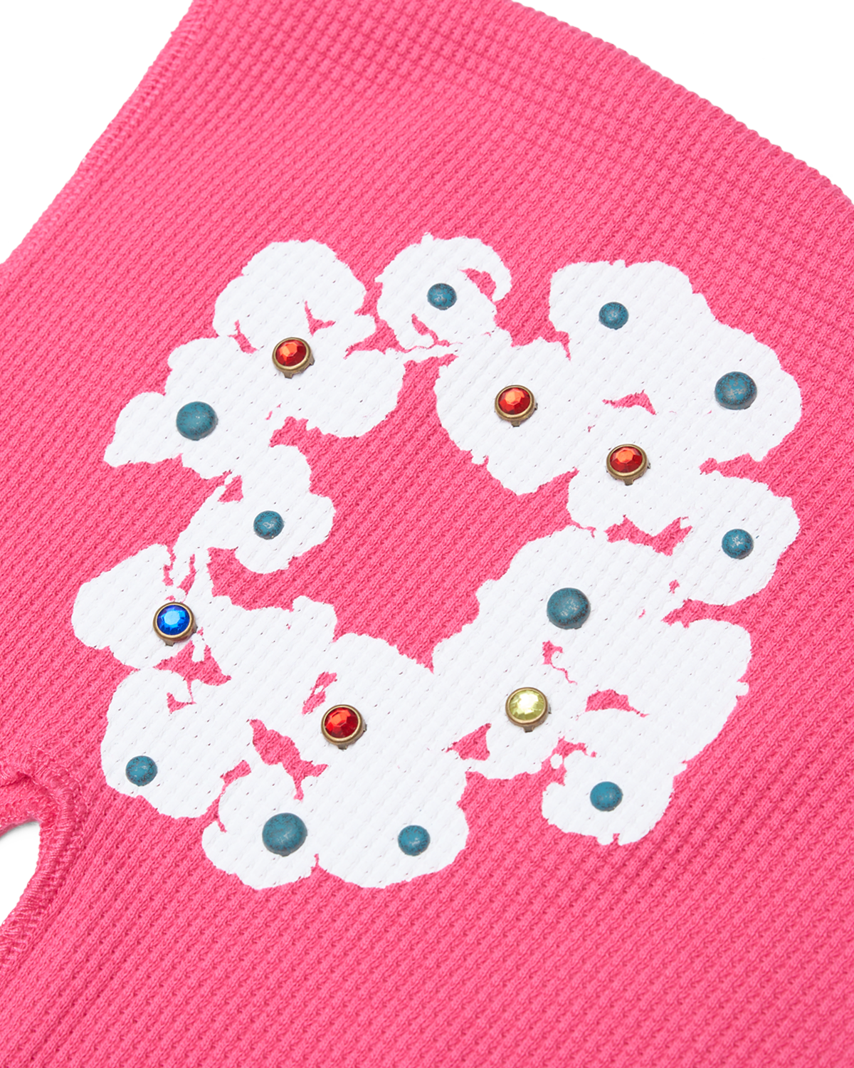 Rhinestone Cotton Wreath Durag Pink – view 3