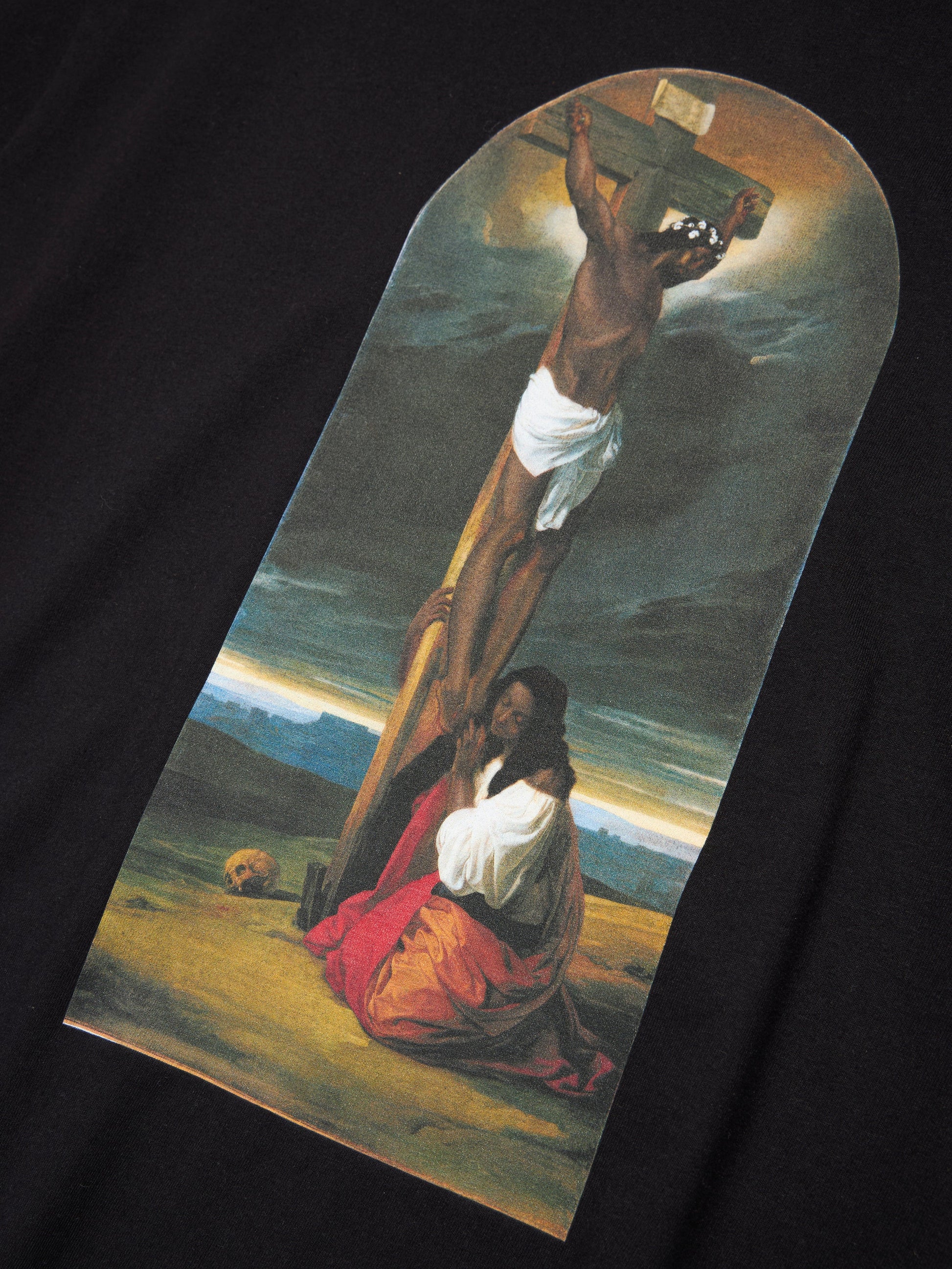 St. Mary Magdalene at the Foot of the Cross Tee Black – view 3