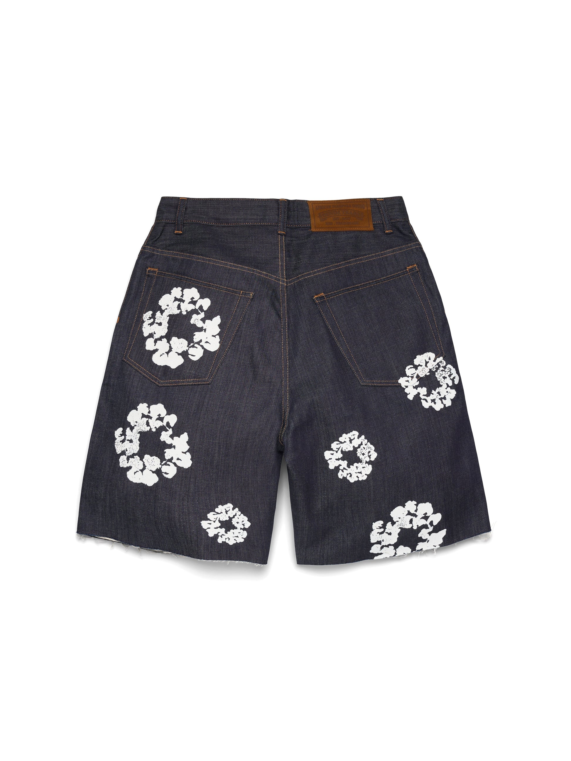 Selvedge Cotton Wreath Denim Short – view 2